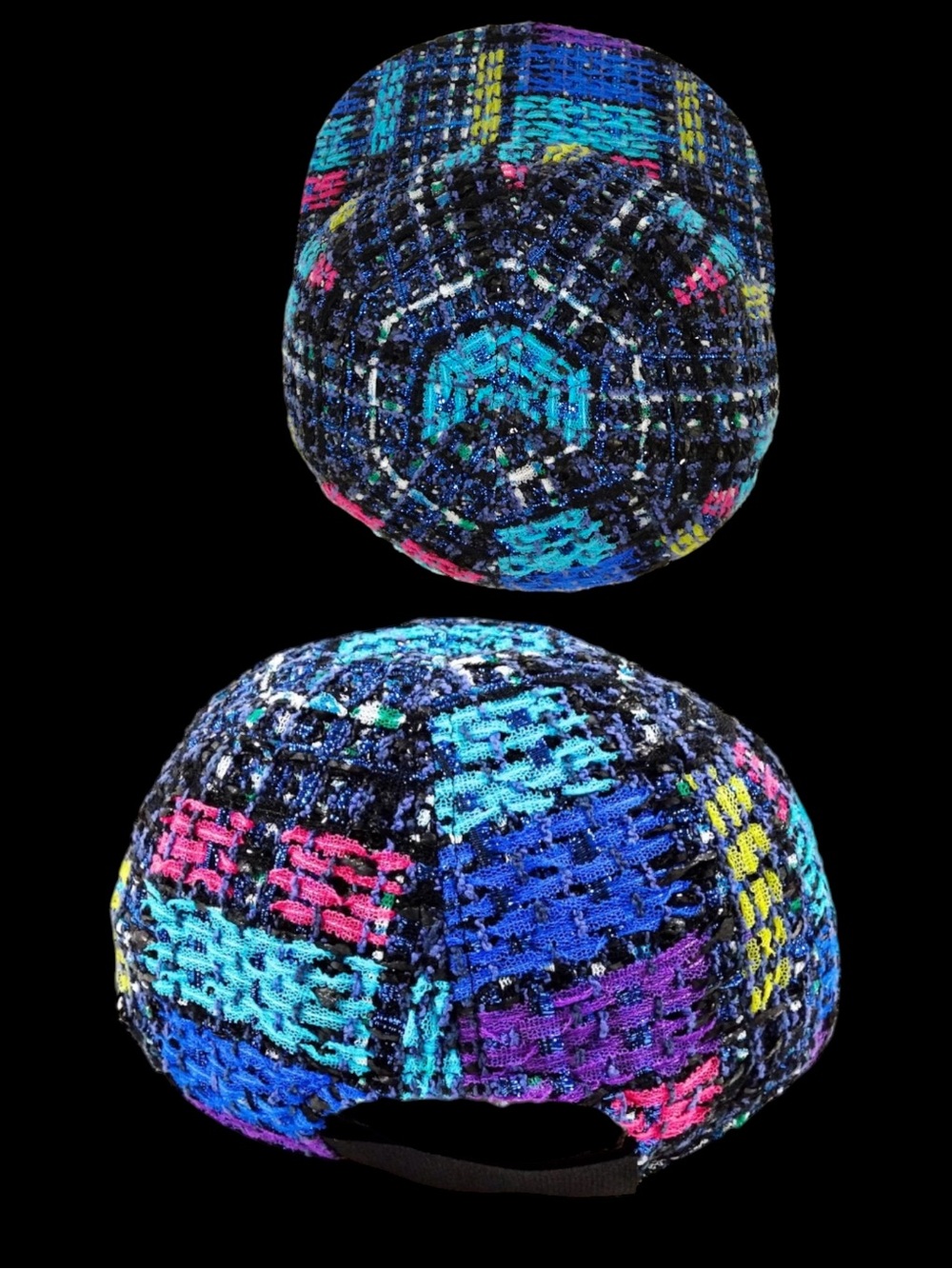 Chanel Tweed Baseball Cap in Multicolor 💜 - Picture 5 of 5